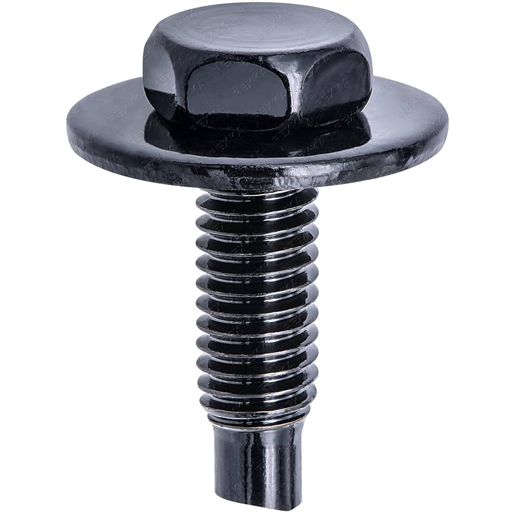 Amazon.com: Rexka 20pcs M6-1.0 X 20mm Hex Head Sems Bolt W